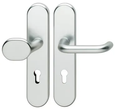 Türbeschlag Wechsel-Langschild-Garnitur HOPPE Paris Aluminium